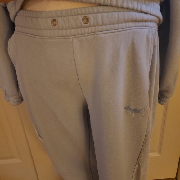 🚫SOLD🚫💕VS PINK VELVET STRIPE SWEATSUIT - Picture 4 of 6